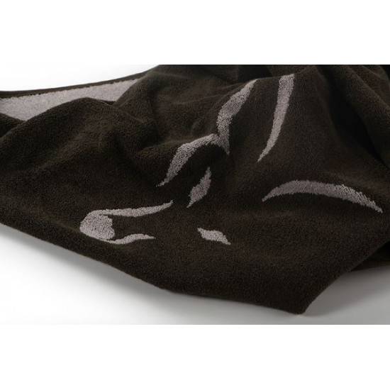 Fox Beach Towel Grün Silber - Strandhandtuch Mit Stylischem Fuchs Design